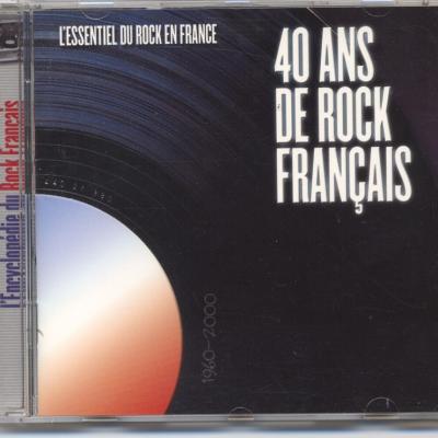 40 ans de rock français compilation CD Lili Drop Sur ma mob 2000