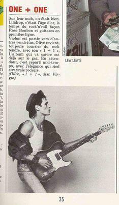 Chronique 1 1 olive rock folk 1987