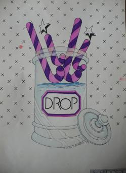 Dessin Lili Drop 1979