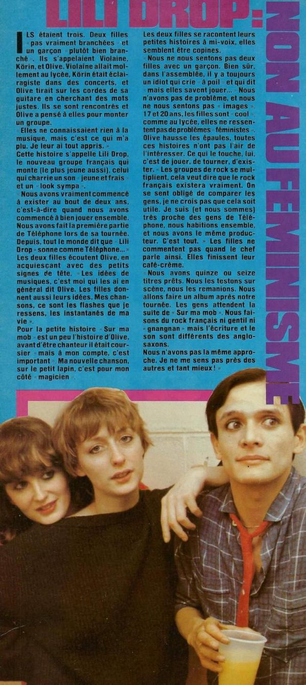 Lili drop article 1980