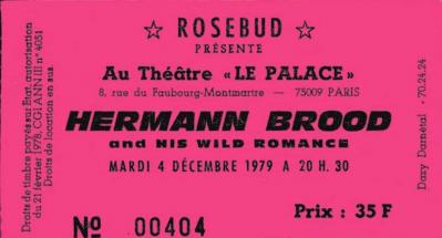 Lili drop herman brood le palace 1979