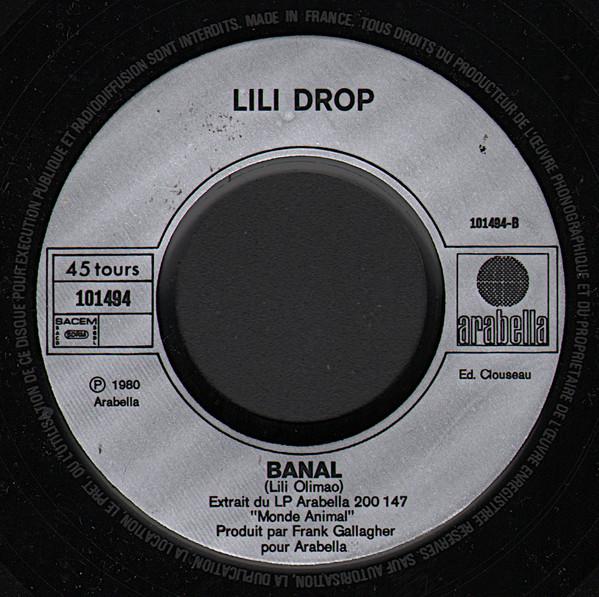 Lili drop Banal 45 tours promo 1980 recto