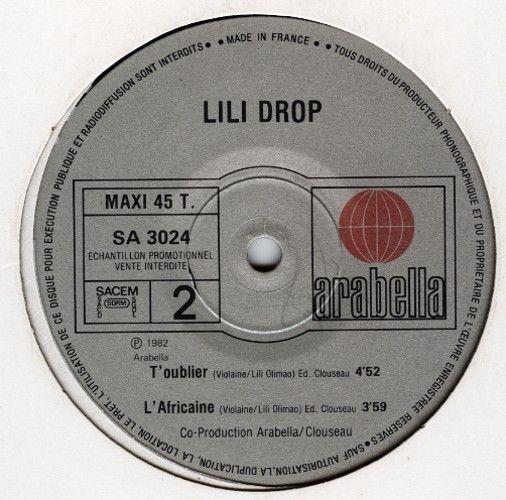 Lili drop personne maxi promo verso 82