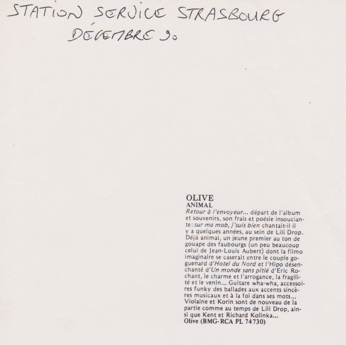 Olive station service 1990